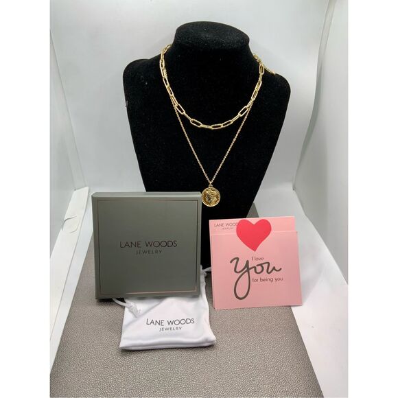 Lane Woods Jewelry Gold Chain Set - Picture 1 of 8